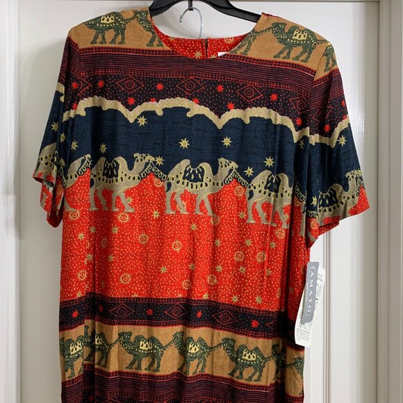 Amato Brand Women's Two-Piece Blouse and Short Set, Size 22W, NWT - Picture 1 of 3